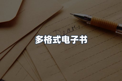 多格式电子书